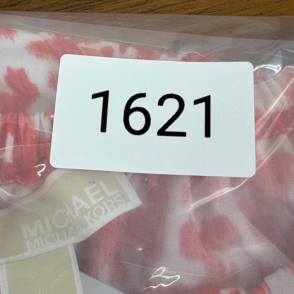 Michael Kors NEW Red White‎ Floral Print Sleeveless Shift Dress Tassel Size L - Picture 14 of 14